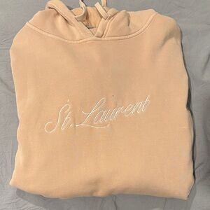 St. Laurent Peach Hoodie